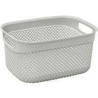 JVL Modern Droplette Design Plastic Storage Baskets