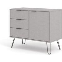 Core Products Augusta Small Sideboard With 1 Door 3 Drawers Grey