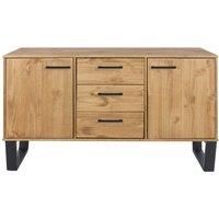 Core Products Texas Medium Sideboard With 2 Doors 3 Drawers Antique Waxed Pine