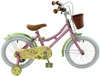 Els wick Hope Kids Bike 16" Wheel Girls Starter Bicycle Outdoor Pink/Green