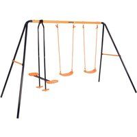 Hedstrom Neptune Double Swing & Glider Set - Blue/Orange (M08601-02)