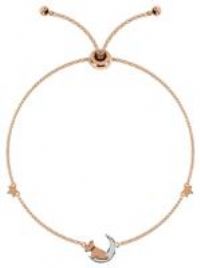 RADLEY Ladies 18ct Rose Gold Plated Sterling Silver Dog On /'moon & stars/' Bracelet RYJ3129S