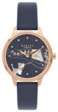 Radley Responsible Recycled Navy Blue Leather Strap Watch