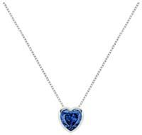 RADLEY Ladies Sterling Silver Blue Heart Stone Necklace RYJ2387