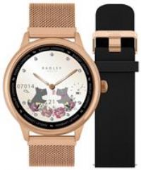 Radley Series 19 Ladies Black Silicone Strap Smart Watch Set