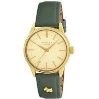 RADLEY Lewis Lane Ladies Coin Edge Bezel Dark Green Watch RY21652