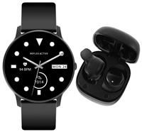 Reflex Active Series 36 Smart Calling Watch and Earbud Set, Heart Rate Monitoring, Make & Answer Calls, Sports Modes, IP68, IOS 12.0+ and Android 9.0+ Compatible for Men