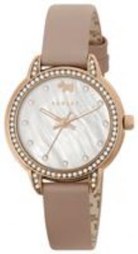 Radley Mother Of Pearl Pink Leather Strap Watch