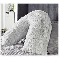 Very Home Shaggy V-Shaped Cushion - Multi