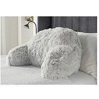 Very Home Long Hair Cuddle Cushion - Silver