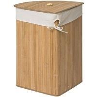 Premier Housewares Kankyo Bamboo Corner Laundry Hamper - Natural