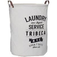 Premier Tribeca Laundry Bag, Polyester, Natural, 38 x 38 x 48 cm