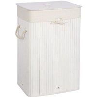 Premier Housewares Kankyo Laundry Hamper Bamboo - White