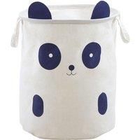 Premier Housewares Mimo Panda Face Laundry Bag  White