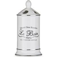 Le Bain Bathroom Accessory Set Stoneware Soap Dish Dispenser Bath Caddy Holder