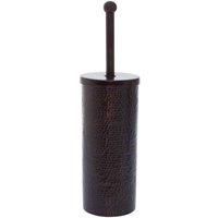 Interiors By Ph Hammered Aluminium Toilet Brush - Dark Bronze