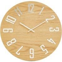 Minimalist Natural Wall Clock, Eco-Friendly Big Clock On The Wall, Easily Maintained Large Outdoor Clock