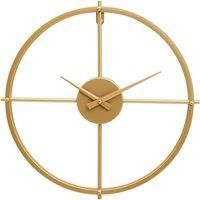 Interiors by PH Premier Housewares Gold Finish Wall Clock