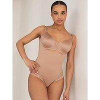 Pour Moi Effortless Shapewear Tummy Control Wear Your Own Bra Body - Natural