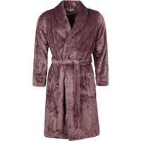 Women's 1 Pack SOCKSHOP Heat Holders Fleece Dressing Gown Mauve S