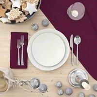 Belledorm Amalfi Table Cloth 178X366 - Maroon