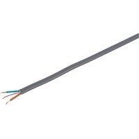 Prysmian Cable Twin And Earth 2 Core Drum 6242Y 1.5mm²  100m Grey Bare Flat