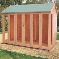 Shire Blenheim 10x8 Apex Shiplap Wooden Summer house