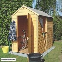 Shire 4' x 6' (Nominal) Apex Shiplap T&G Timber Shed (37649)