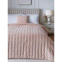 Very Home Cross Stitch Quilted Bedspread 165X240Cm