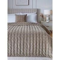 Very Home Cross Stitch Quilted Bedspread 165X240Cm