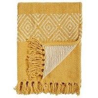 Cascade Home Diamond Chenille Throw