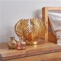 BHS Brooklyn Vessel Metal Table Lamp - Brass