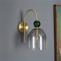 BHS Arezzo Metal Wall Light - Brass