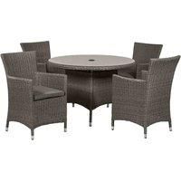 Paris 4 Seater Dining Carver Set