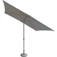 2.4x3m Crank and Tilt Parasol - Metal Pole (38mm Pole, 8 Ribs)