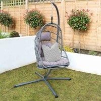 Royalcraft Grey Relaxer Hanging Pod Chair