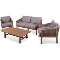 Roma 4 Seater Double Lounge set