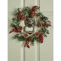 Festive Holly Wreath