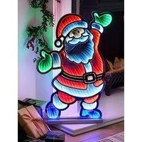 Festive Santa Infinity Christmas Light - 60 Cm