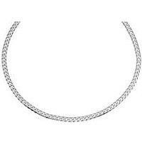 Ernest Jones Sterling Silver 20 Inch Curb Chain