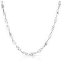 H. Samuel Sterling Silver Twist Chain Necklace