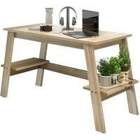 TEKNIK Baylor Trestle Desk  Sonoma Oak