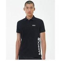 Barbour International Exclusive - Very Bold Logo Polo Shirt - Black