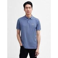 Barbour International Essential Tipped Tailored Polo Shirt - Blue