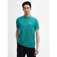 Barbour International Essential Tipped Tailored Polo Shirt - Green