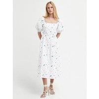 Barbour Fairacre Dress - White