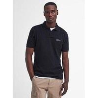 Barbour International Essential Short Sleeve Polo Shirt - Black