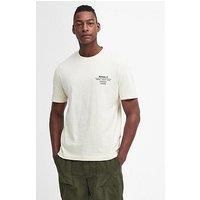 Barbour Jbs Supply Short Sleeve Denison Relaxed T-Shirt - Off White