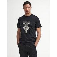 Barbour International Raceway Graphic Short Sleeve T-Shirt - Black