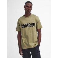 Barbour International Logo Otis Graphic Short Sleeve T-Shirt - Khaki